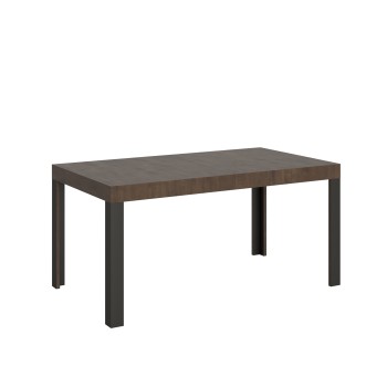 Linea Table - Mesa extensible 90x160/264 cm Linea White Ash Estructura Antracita