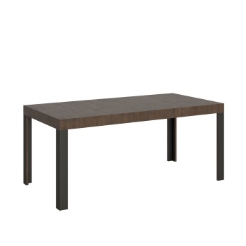 Linea Table - Mesa extensible 90x180/284 cm Linea White Ash Estructura Antracita