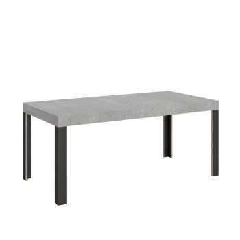 Linea Table - Mesa extensible 90x180/284 cm Linea White Ash Estructura Antracita