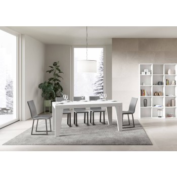 Mesa Naxy Premium - Mesa extensible 90x160/264 cm Naxy Premium Fresno Blanco