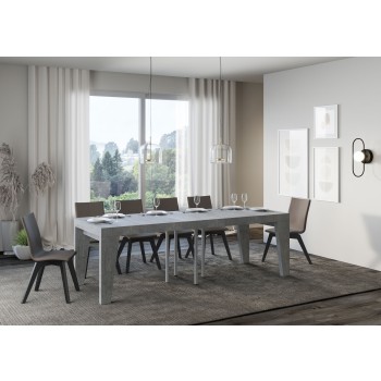 Mesa Naxy Premium - Mesa extensible 90x90/246 cm Naxy Premium Fresno Blanco