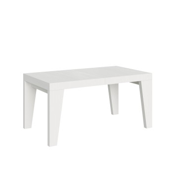 Mesa Naxy - Mesa extensible 90x160/264 cm Naxy Fresno Blanco