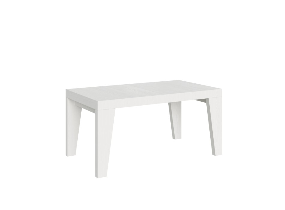 Mesa Naxy - Mesa extensible 90x160/264 cm Naxy Fresno Blanco