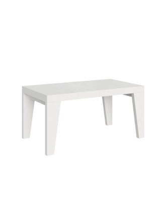 Mesa Naxy - Mesa extensible 90x160/420 cm Naxy Fresno Blanco