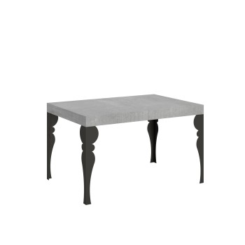 Mesa Paxon Antracita - Mesa extensible 90X140/244 cm Estructura Paxon Fresno Blanco Antracita