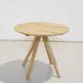 Mesa redonda Maial de madera maciza de teca Ø 90 cm