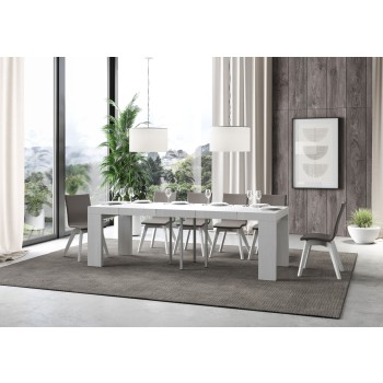 Roxell Premium Table - Mesa extensible 90x90/246 cm Roxell Premium White Ash