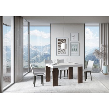 Roxell Table - Mesa extensible 90x130/234 cm Roxell Blanco Fresno