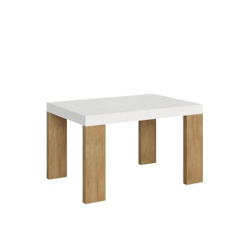 Roxell Table - Mesa extensible 90x130/234 cm Roxell Blanco Fresno