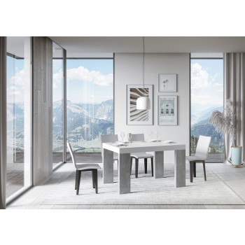 Roxell Table - Mesa extensible 90x130/234 cm Roxell Blanco Fresno