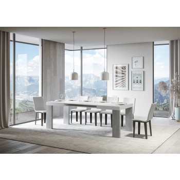 Roxell Table - Mesa extensible 90x130/234 cm Roxell Blanco Fresno