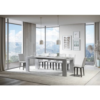 Roxell Table - Mesa extensible 90x130/234 cm Roxell Blanco Fresno