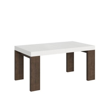 Roxell Table - Mesa extensible 90x160/264 cm Roxell Blanco Fresno