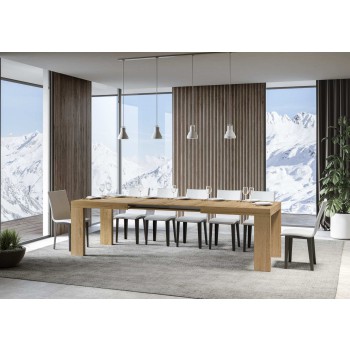 Roxell Table - Mesa extensible 90x160/264 cm Roxell Blanco Fresno