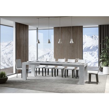 Roxell Table - Mesa extensible 90x160/264 cm Roxell Blanco Fresno