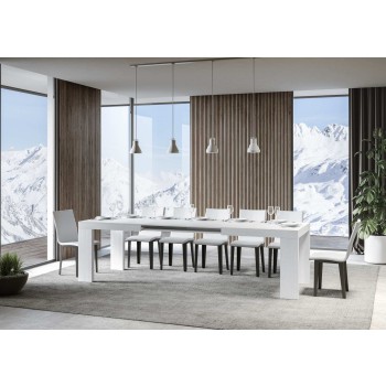 Roxell Table - Mesa extensible 90x180/284 cm Roxell Blanco Fresno