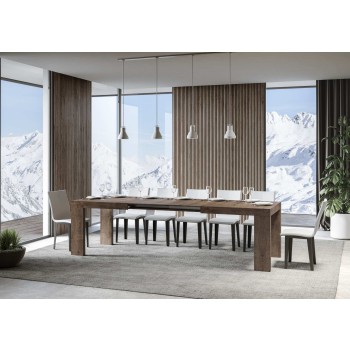 Roxell Table - Mesa extensible 90x180/440 cm Roxell Blanco Fresno