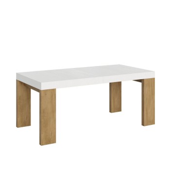 Roxell Table - Mesa extensible 90x180/440 cm Roxell Blanco Fresno