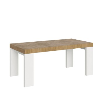 Roxell Table - Mesa extensible 90x180/440 cm Roxell Blanco Fresno