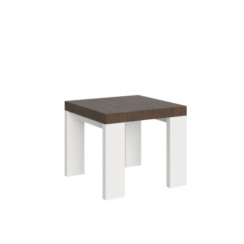 Roxell Table - Mesa extensible 90x90/246 cm Roxell Blanco Fresno