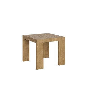 Roxell Table - Mesa extensible 90x90/246 cm Roxell Blanco Fresno