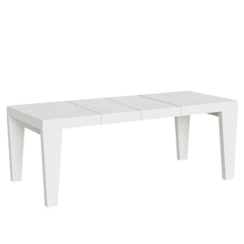 Mesa Spimbo Premium - Mesa extensible 90x160/264 cm Spimbo Premium Fresno Blanco