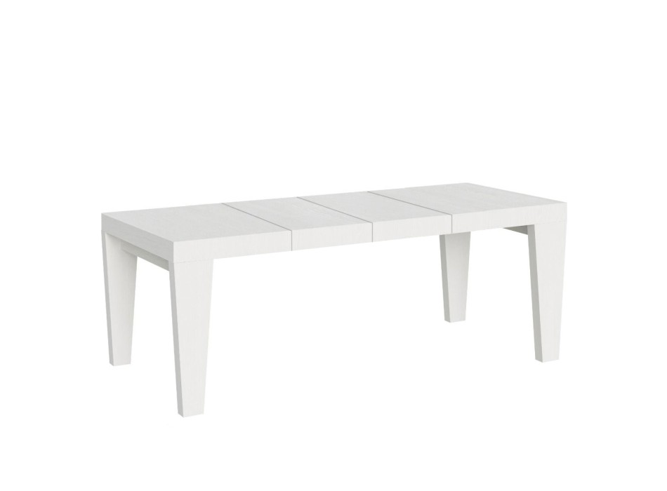 Mesa Spimbo Premium - Mesa extensible 90x160/264 cm Spimbo Premium Fresno Blanco