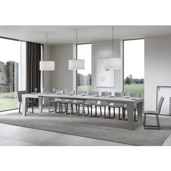 Mesa Spimbo - Mesa extensible 90x130/390 cm Spimbo Fresno Blanco