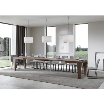 Mesa Spimbo - Mesa extensible 90x130/390 cm Spimbo Fresno Blanco