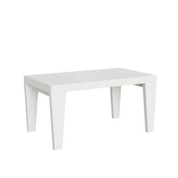 Mesa Spimbo - Mesa extensible 90x160/264 cm Spimbo Fresno Blanco