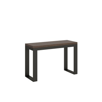 Tecno Double Table - Mesa abatible 120x45/90 cm Tecno Double Oak Nature estructura Antracita