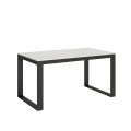 Mesa extensible 90x160/264 cm Tecno Evolution estructura Antracita