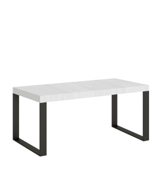 Mesa Tecno Premium - Mesa extensible 90x90/246 cm Tecno Premium Fresno Blanco