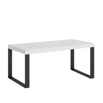 Mesa Tecno Premium - Mesa extensible 90x90/246 cm Tecno Premium Fresno Blanco