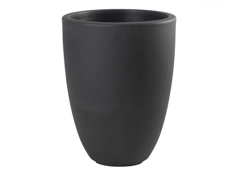 Sinuous Vase M Anthracite (sin iluminación) 22002 8 Seasons Design